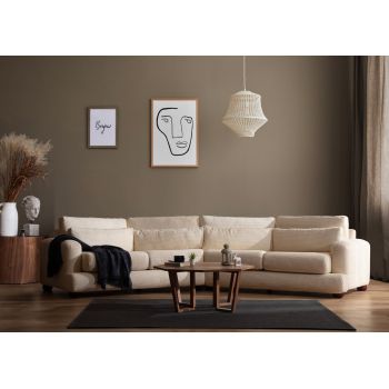 Canapea cu 4 locuri, Atelier del Sofa, 560ARE1830, Bej