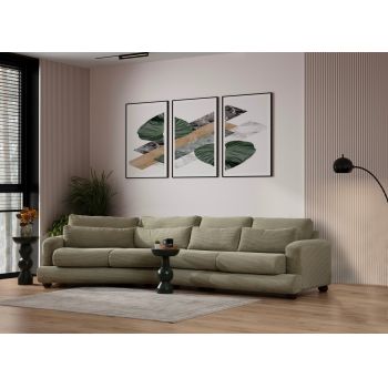 Canapea cu 4 locuri, Atelier del Sofa, 560ARE1832, Verde