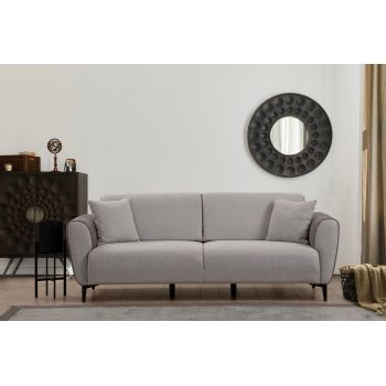 Canapea extensibila 3 locuri, Atelier del Sofa, 560ARE2229, Gri
