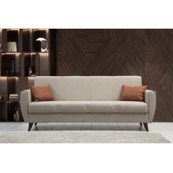 Canapea extensibila 3 locuri, Atelier del Sofa, 730MST1210, Bej