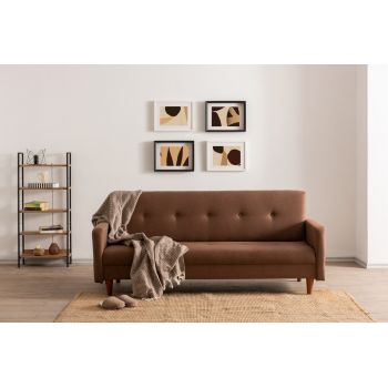 Canapea extensibila 3 locuri, Atelier del Sofa, 859FTN2812, Maro