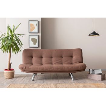Canapea extensibila 3 locuri, Atelier del Sofa, 859FTN2830, Maro deschis
