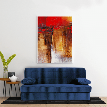 Canapea extensibila click clack, lada de depozitare SARA 1, Albastru Marin