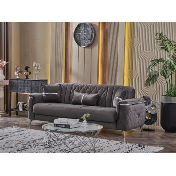 Canapea extensibila Milano, Gri