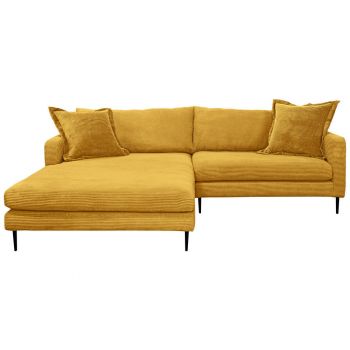 Colțar, textil, galben muștar