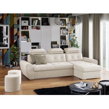 Coltar Barini Alb Cremona 02 colt dreapta