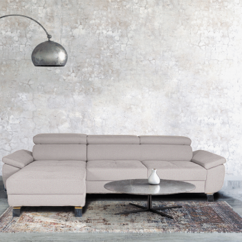 Coltar modular, extensibil, cu peninsula, Aryna, Gri