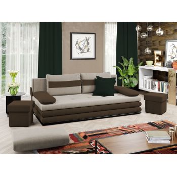 Lichidare Canapea Mira Crem / Maro