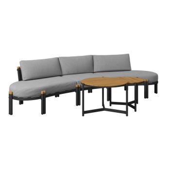 Set Lounge 3 piese  295/107/79 cm