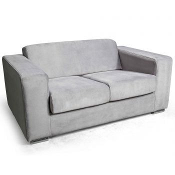 Canapea 2 locuri Kult, Ava Bladen Light Grey, gri deschis, 142x90x66 cm - Kult, Gri & Argintiu