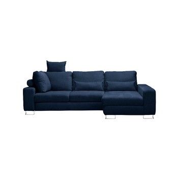 Canapea colţar Windsor & Co Sofas Alpha, partea dreaptă, albastru închis Canapea colţar Windsor & Co Sofas Alpha, partea dreaptă, albastru închis