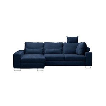 Canapea colţar Windsor & Co Sofas Alpha, partea stângă, albastru închis