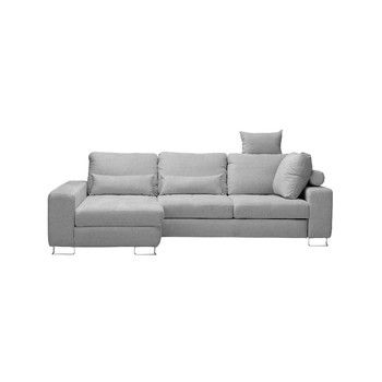 Canapea colţar Windsor & Co Sofas Alpha, partea stângă, gri deschis Canapea colţar Windsor & Co Sofas Alpha, partea stângă, gri deschis