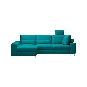 Canapea colţar Windsor & Co Sofas Alpha, partea stângă, turcoaz