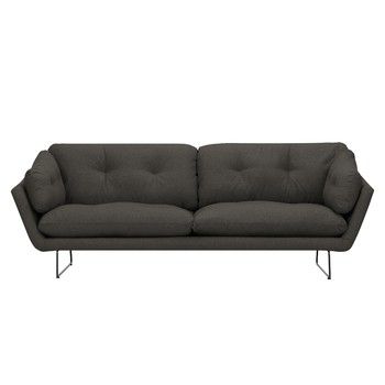 Canapea cu trei locuri Windsor & Co Sofas Comet, gri - maro Canapea cu trei locuri Windsor & Co Sofas Comet, gri - maro