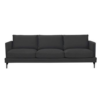 Canapea cu 3 locuri Windsor & Co Sofas Jupiter, gri închis