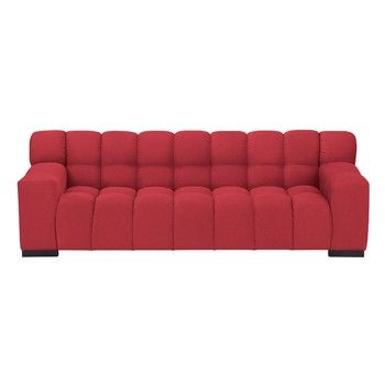 Canapea cu trei locuri Windsor & Co Sofas Moon, roşu