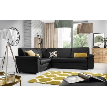 Coltar Ballo Small Extensibil cu Arcuri Ondulate si Spuma Poliuretanica, Sezlong pe Stanga, Suprafata de Dormit 250x120 cm, cu Sertar de Depozitare, l262xA212xH90 cm