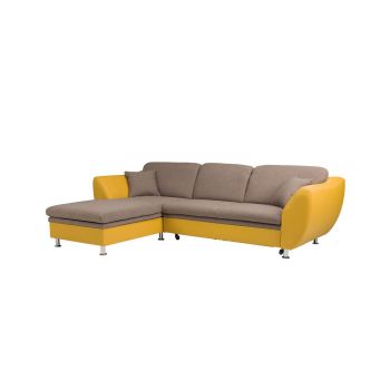 Coltar extensibil Lugano cu sezlong pe stanga, l268xA185xH84 cm Coltar extensibil Lugano cu sezlong pe stanga, l268xA185xH84 cm