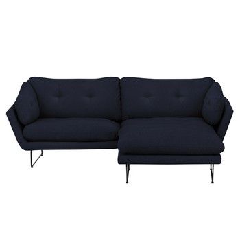 Set canapea cu taburet Windsor & Co Sofas Comet, albastru închis