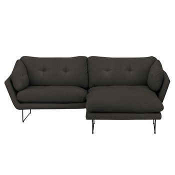 Set canapea cu taburet Windsor & Co Sofas Comet, gri - maro