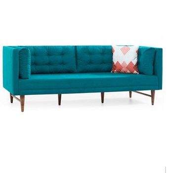 Canapea cu 3 locuri Balcab Home Eva, turcoaz Canapea cu 3 locuri Balcab Home Eva, turcoaz