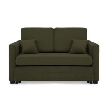 Canapea extensibilă, 2 locuri, Vivonita Brent, verde