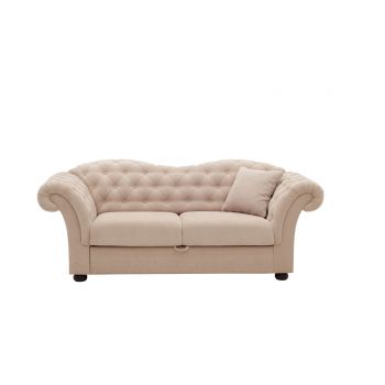 Canapea extensibila tapitata, 2 locuri Chesterfield Paris 2,5, l221xA96xH88 cm