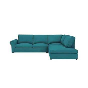 Canapea Windsor & Co Sofas Antoine, pe partea dreaptă, turcoaz